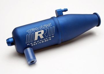 Traxxas 5541X Tuned Pipe Aluminium Blue Single-chamber