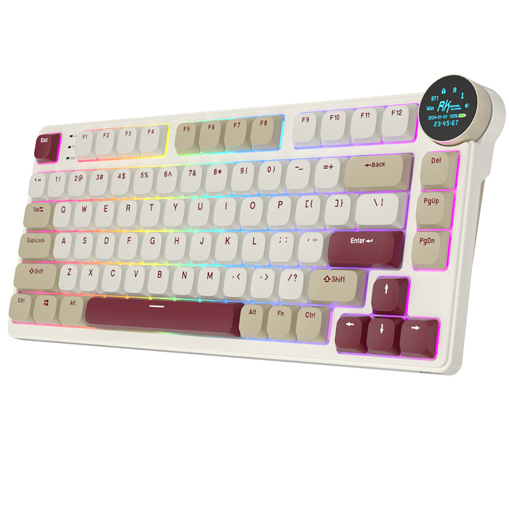 Royal Kludge N80 Tactile 80K Rosy Clouds - RGB ANSI (ENG) wireless