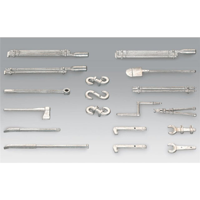 Metal Tools & Accessories - 19 pcs for Panzer IV. tanks