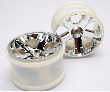 Traxxas 5577 Wheels All-Star Chrome 2.8" (Nitro Front) (2)