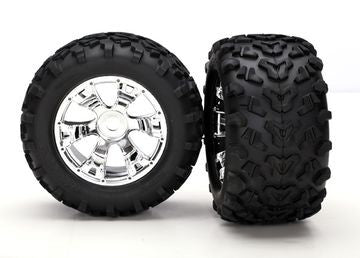 Traxxas 5674 Tires & Wheels Maxx/Geode (17mm) 3.8" (2)