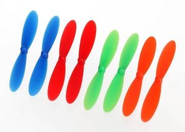 Traxxas 6226 Rotor Blade Set, red (2), ble (2), green (2), orange (2)