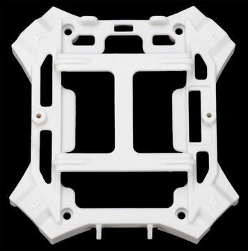 Traxxas 6624A Main Frame Lower White Alias
