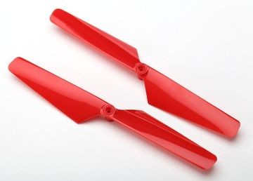 Traxxas 6628 Rotor Blade Set Red (2) Alias