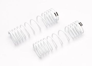 Traxxas 6858 Shock Springs Rear White (Progressive)(2)