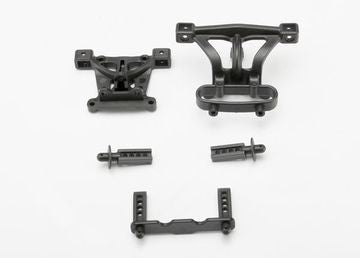 Traxxas 7015 Body Mounts and Posts Front & Rear Set 1/16