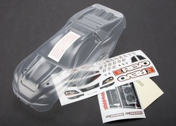 Traxxas 7111 Body 1/16 E-Revo Clear