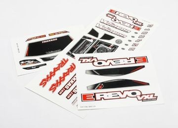 Traxxas 7113 Decal Sheets 1/16 E-Revo VXL