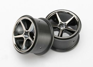 Traxxas 7172A Wheels Gemini Black Chrome 2.2" (2)*