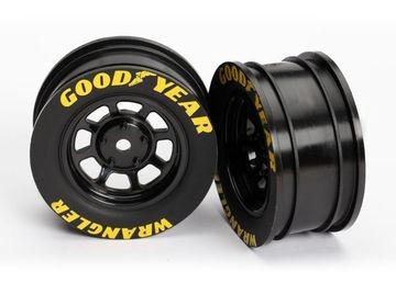 Traxxas 7377 Wheels, 8-spoke (black) (2)