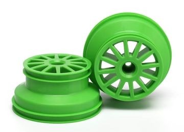 Traxxas 7472X Wheels Green Rally 1/10 (2)