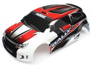 Traxxas 7515 BODY, 1/18TH RALLY, RED