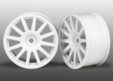 Traxxas 7571 WHEELS, 12-SPOKE (WHITE) (2)