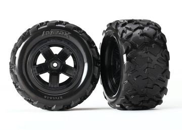 Traxxas 7672 Tires and Wheels 1/18 Teton (2)