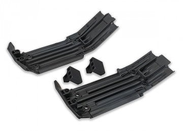 Traxxas 7744 Skidplate Set Front & Rear with Rubber Impact Cushion X-Maxx