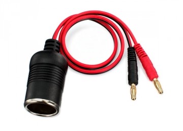 Traxxas 2980 12v Adapter female to Banana plugs