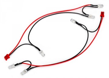 Traxxas 7947 LED-light harness front, Aton