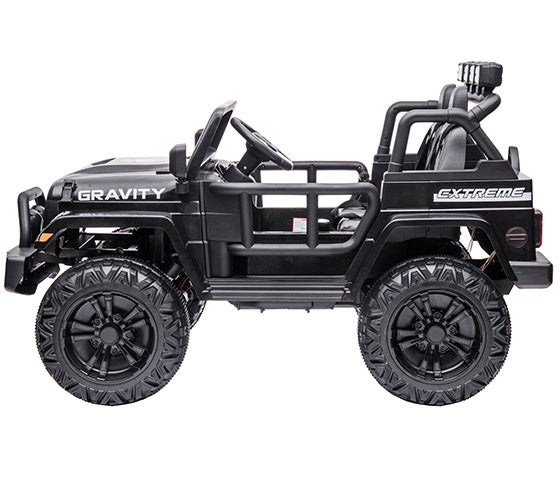 Electric children's jeep Gravity metallic black 12 volts