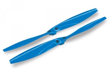 Traxxas 7929 Rotor blade set Blue, Aton (2)*