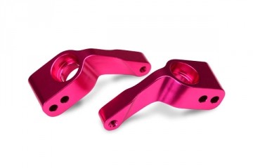 Traxxas 3652P Stub Axle Carriers Aluminium Pink (2)
