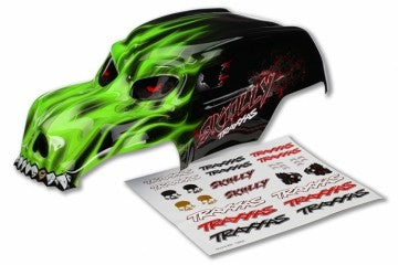 Traxxas 3633G Body Skully Green