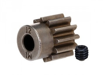 Traxxas 6485X Pinion Gear 12T 1.0M for 5mm Shaft (Only with Steel Spur Gear)