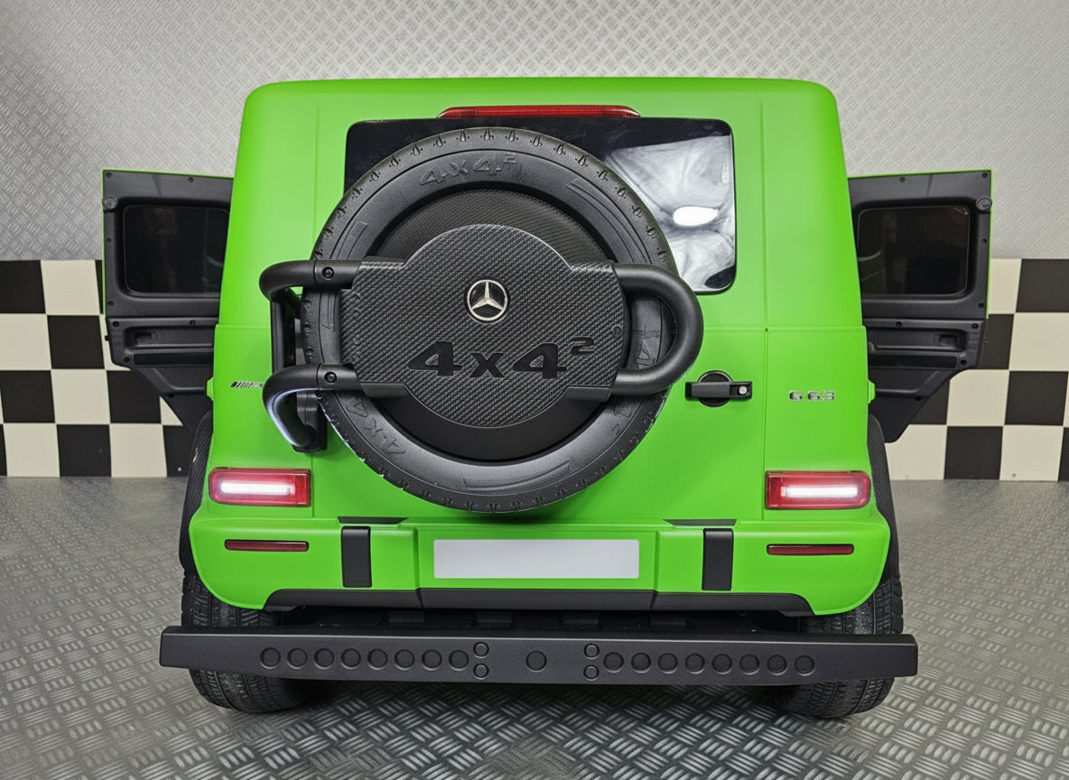 Electric children's car Mercedes G63 AMG 24 volt matt green