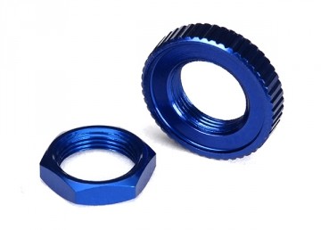 Traxxas 8345 Servo Saver Nuts Alu Blue 4-Tec