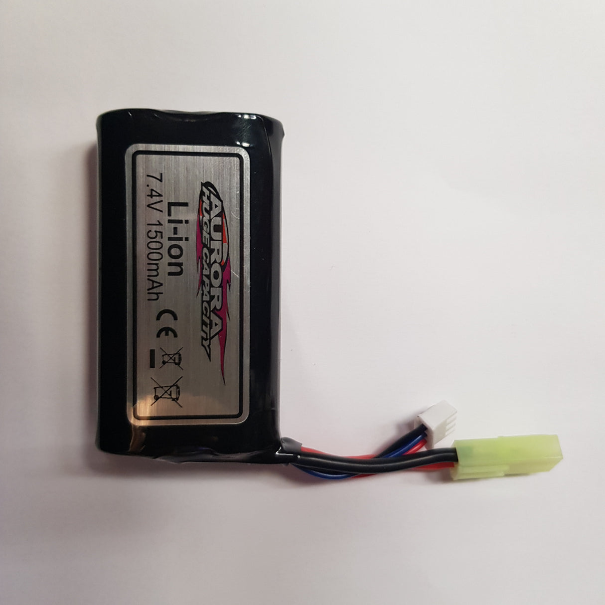 7.4V Li-ion 1500mAh batteri. Mini-Tamiya.