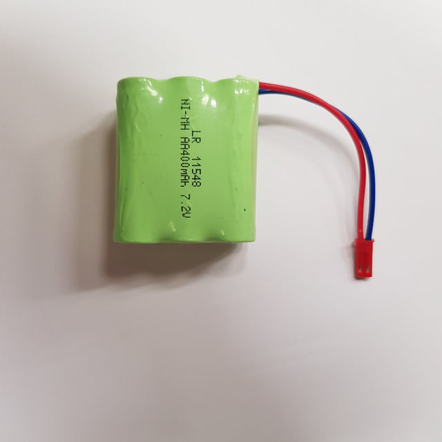 NiMh batteri 400mAh 7.2V - fed (JST/BEC)