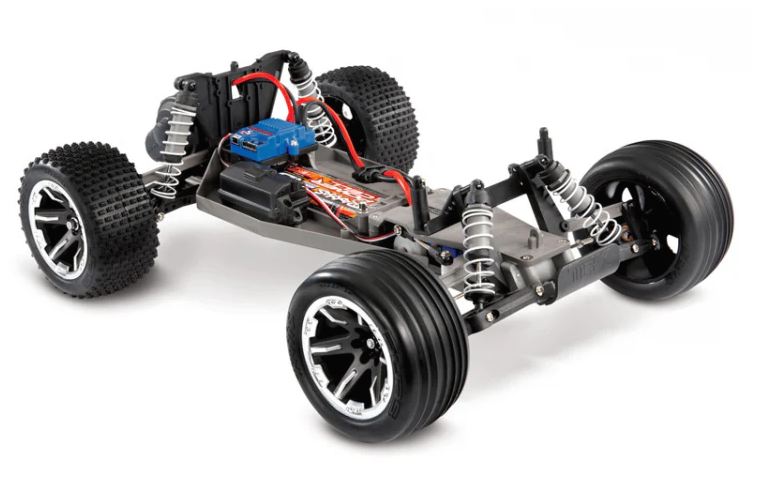 TILBUD - Traxxas Rustler Stadium Truck m. batteri og lader - 50 km/t!