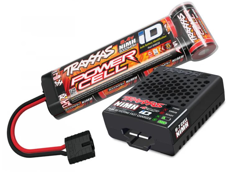 Traxxas Rustler Stadium Truck m. batteri og lader - 50 km/t!