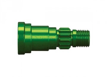 Traxxas 7753G Stub Axle Alu Green