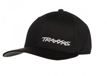 Traxxas 1187-BLW-SM Flex Hat Curved Bill Black/White Traxxas S-M