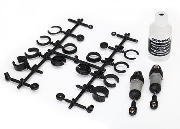 Traxxas 8360 Ultra Shocks Grey Short (2) 4-Tec