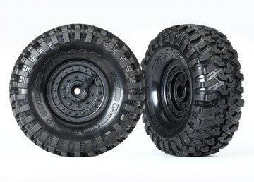 Traxxas 8273 Tires and Wheels Canyon Trail/Tactical 1.9" (2)