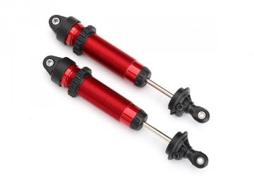Traxxas 8460R Shocks GTR 139mm Alu Red (Threaded) (2)