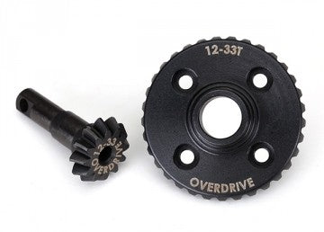 Traxxas 8287 Ring- & differential pinion gear Overdrive 12/33T TRX-4/6