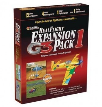 GREAT PLANES Realflight G3/G4 exp. pack 1* SALE, 18MZ4111