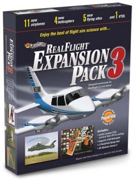 GREAT PLANES Real Flight G3/G4 Exp. Pack 3* SALE, 18MZ4113