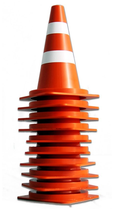 Kegle, lille - Pylone 10 St. 5x5x8 cm