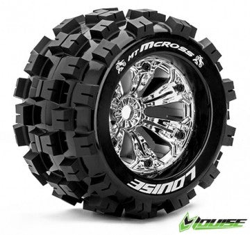 Tire & Wheel MT-MCROSS 3,8" Chrome 1/2-offset (2)