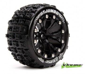 Tire & Wheel ST-JUMBO 2,8" Black 1/2-Offset (2)