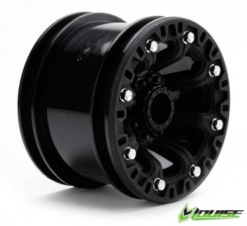 Wheel Crawler 2.2" Black (2)* - FRONT & REAR
