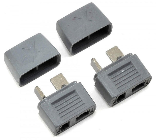 2 styk ekstra kraftige + sikre Deans stik / T-plug / Star plug T-Connector Hun / Female