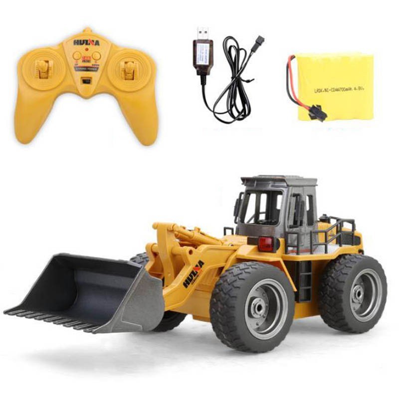 HUINA 1520 1:18 2.4G 6CH RC Simulation Alloy Truck Construction Toy - MULTI