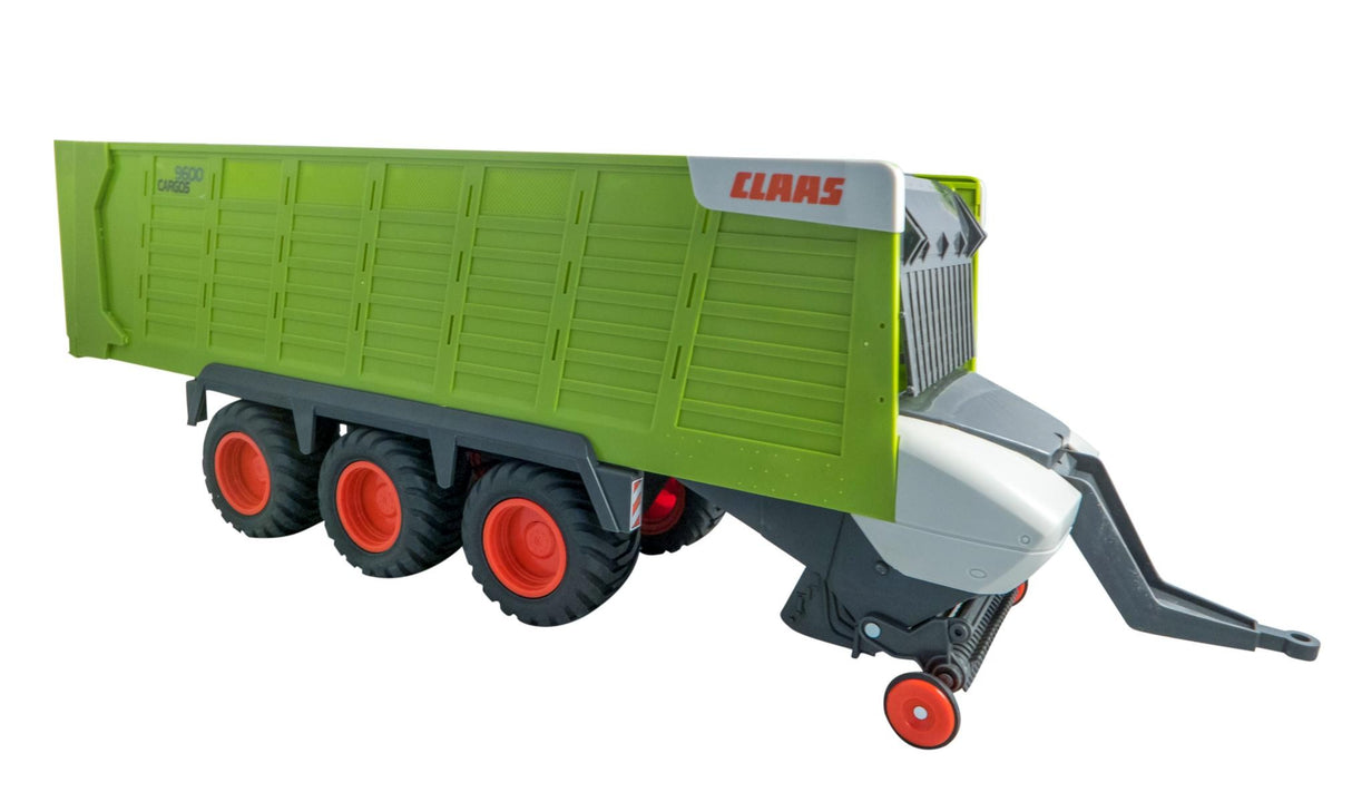 Stor flot fjernstyet Traktor med tippevogn / trailer - Claas Axion 870