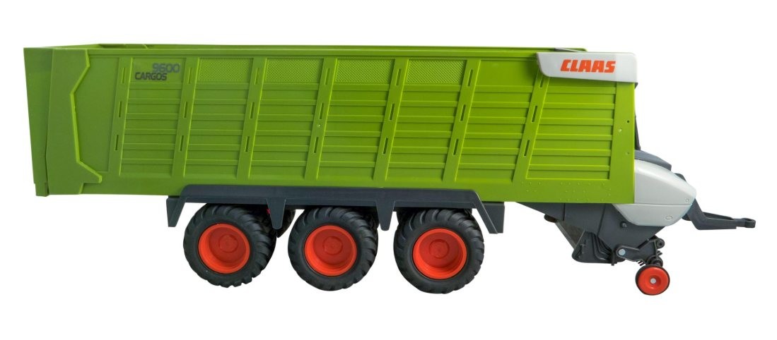 Stor flot fjernstyet Traktor med tippevogn / trailer - Claas Axion 870