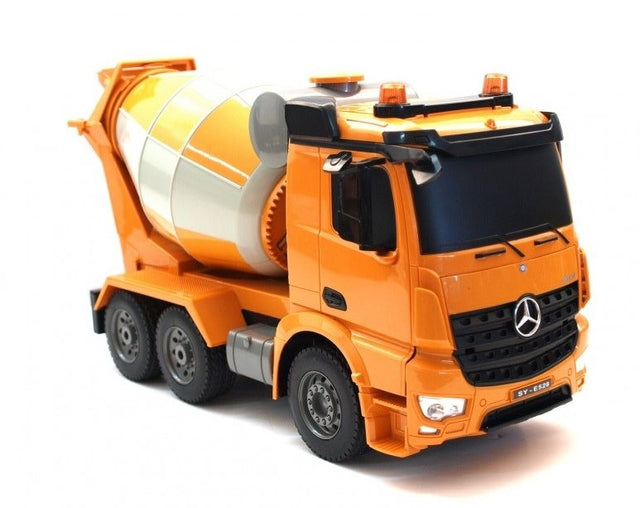 Fjernstyret cementblander lastbil m. roterbar blander