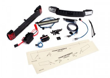 Traxxas 8085 LED Head & Tail Light Kit w/ Power Supply TRX-4 Sport